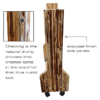 Side panel fishing rod holder rack with sliding track system, stores up to 16 rods.
