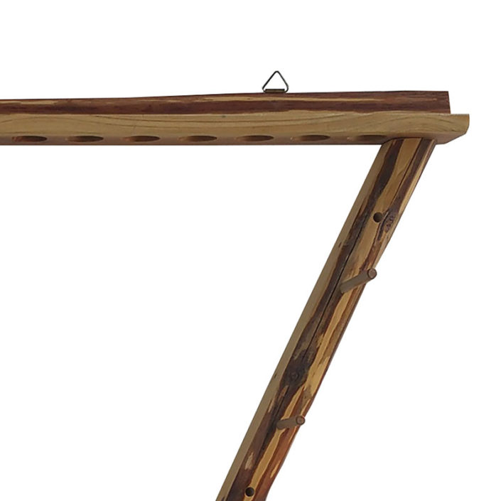 Rush Creek Creations Arrowhead Archery Storage Display Rack for 2 Compound Bows and 12 Arrows