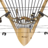 Wooden archery crossbow rack with 12-arrow display.