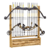 Rush Creek 2-Bow 12-Arrow Rack with Storage