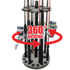 383031_main360Rotation Barnwood fishing rod holder holder 24 reals with 360° rotation and spinning reels.