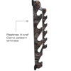 Realtree 5 Gun Wall Rack with Extra Camo Pattern Laminate Finish.