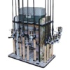 383009 Bass 14 Rod Rack w/Bait Box Storage Capacity & Dual Rod Clips