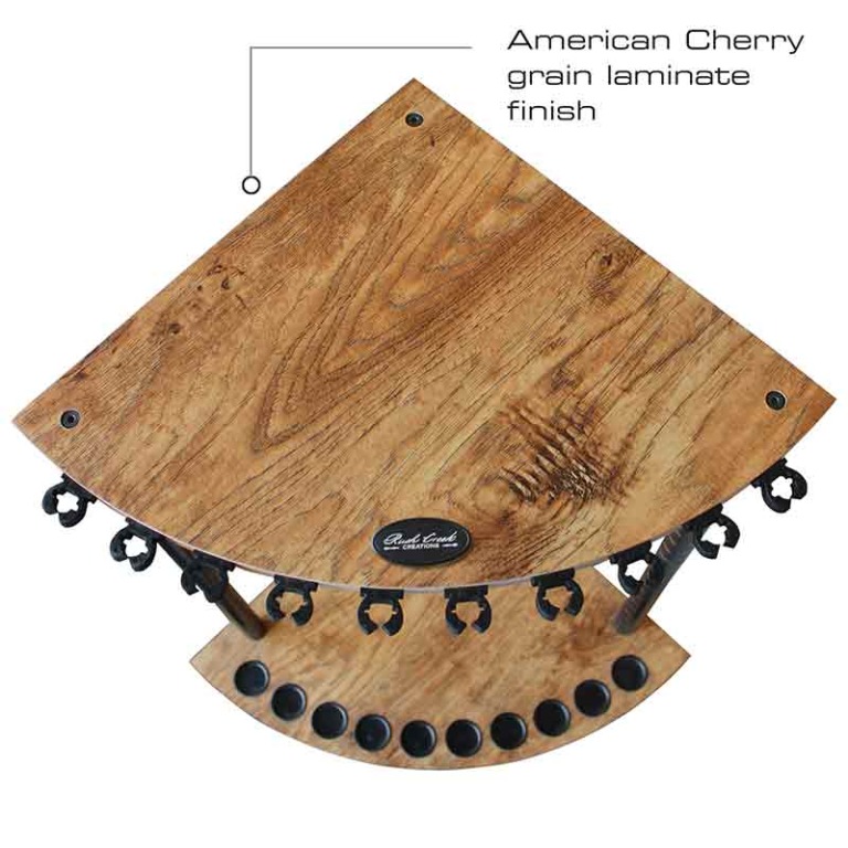 Rush Creek Creations Fishing Rod Holder, 10Rod Fishing Pole Holder