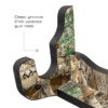 Realtree Edge camo laminate finish gun rack with deep groove EVA padded gun rest.