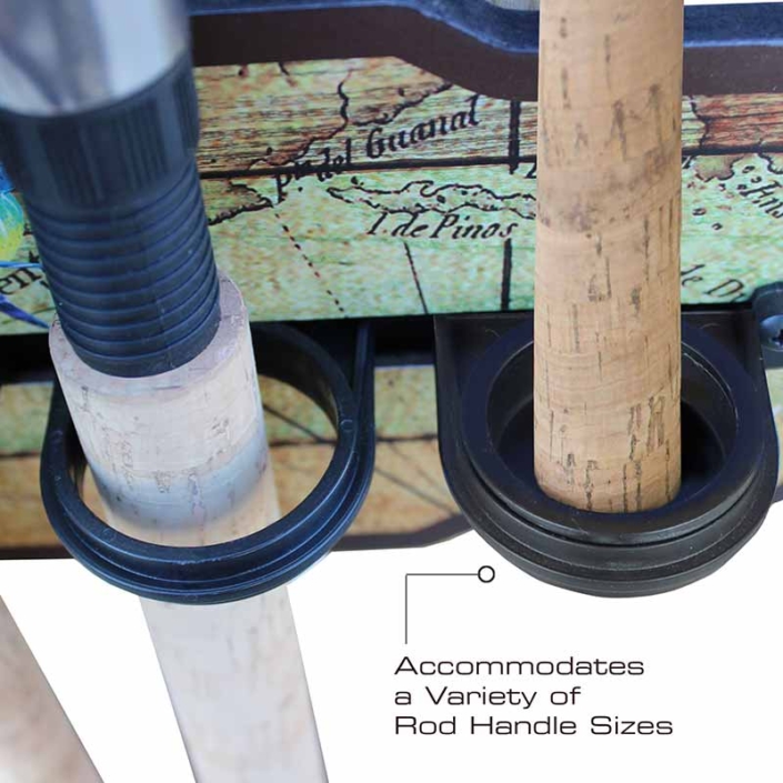 Rush Creek Creations Guy Harvey 6-Rod Wall or Ceiling Fishing Rod ...