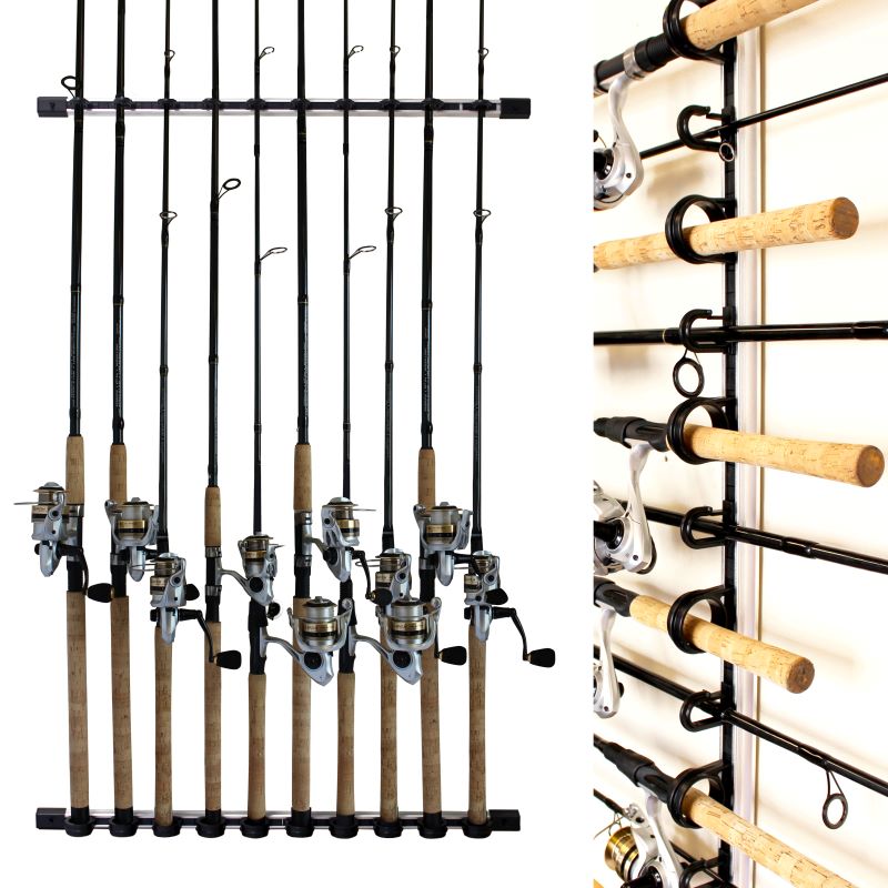 Horizontal Fishing Rod Rack, Widely Applicable, Space-saving, Sturdy, Safe  Mounting, Fishing Rod Holder for Trucks (Gold) : : Automotive