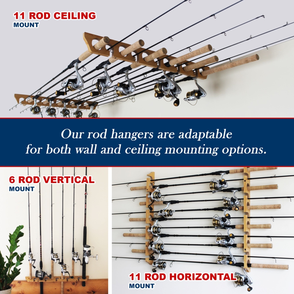 Rush Creek Creations American Cherry 24 Round Rod Rack with Extension Post