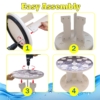 Marine grade rotating fishing rod holder storing 12 rods for reel combos and easy assemble design.