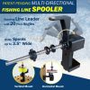 700035_spooler-1030x1030 Fishing rod holder base with fishing line spooler, smooth rotation, & steel bearing swivel system.