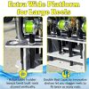 Marine Grade 19 Rod Rack with Large Reel Platform and Double Rod Capacity.