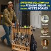 385000N_life2 Fishing rod rack with reel storage and fishing line spooler, complete solution for fishing gear and fishing accessories.