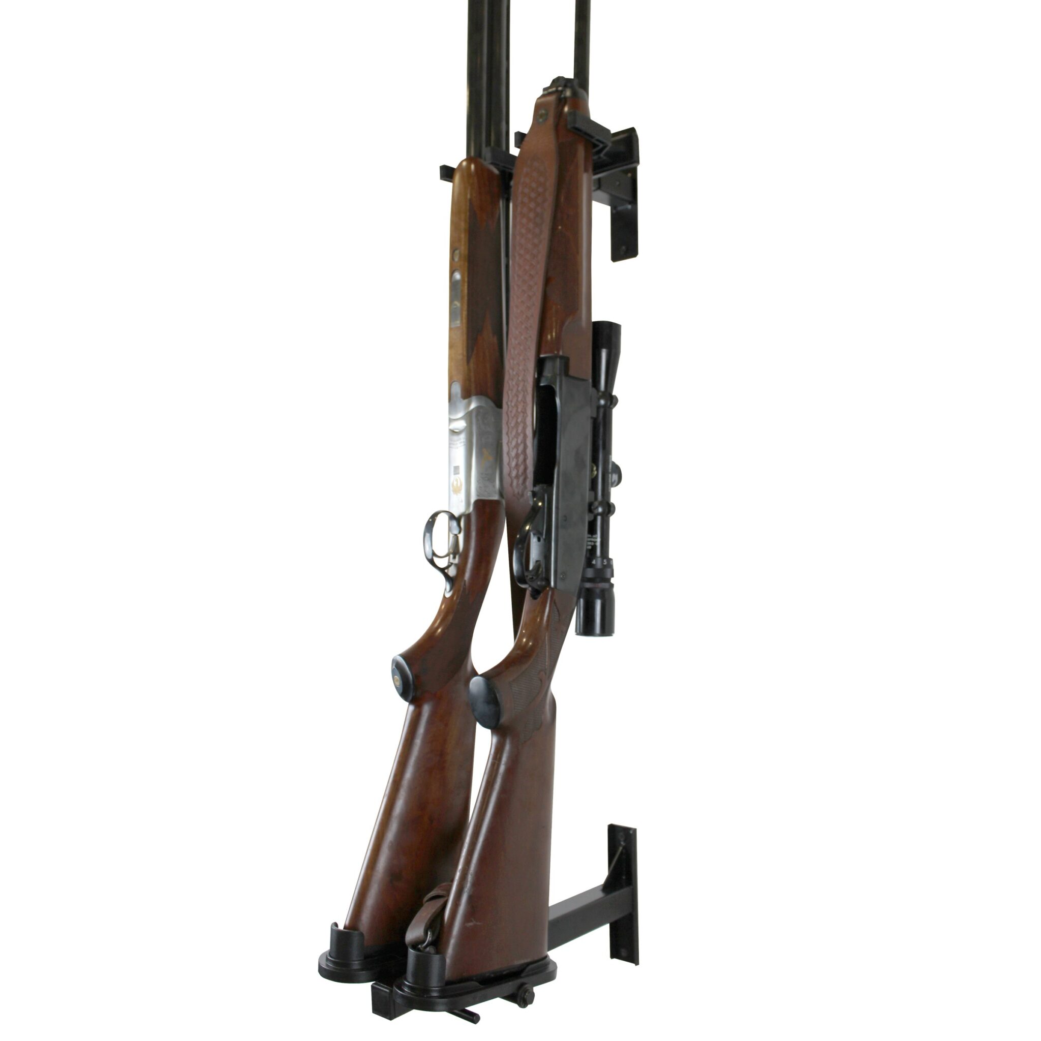 2 Gun Wall Rack with Smart Stock | Rush Creek Creations