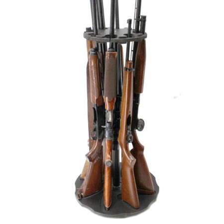 Black 8 Gun Spinning Rack