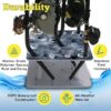 904444 Infographic5 Fishing rod holder for all-weather waterproof design with rust- and decay-resistant durability.