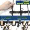 400012 image3 Fishing rod holder featuring secure EZ-Lock rod protection.