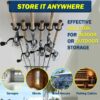 400012 image8 Fishing rod rack designed for indoor and outdoor storage use.