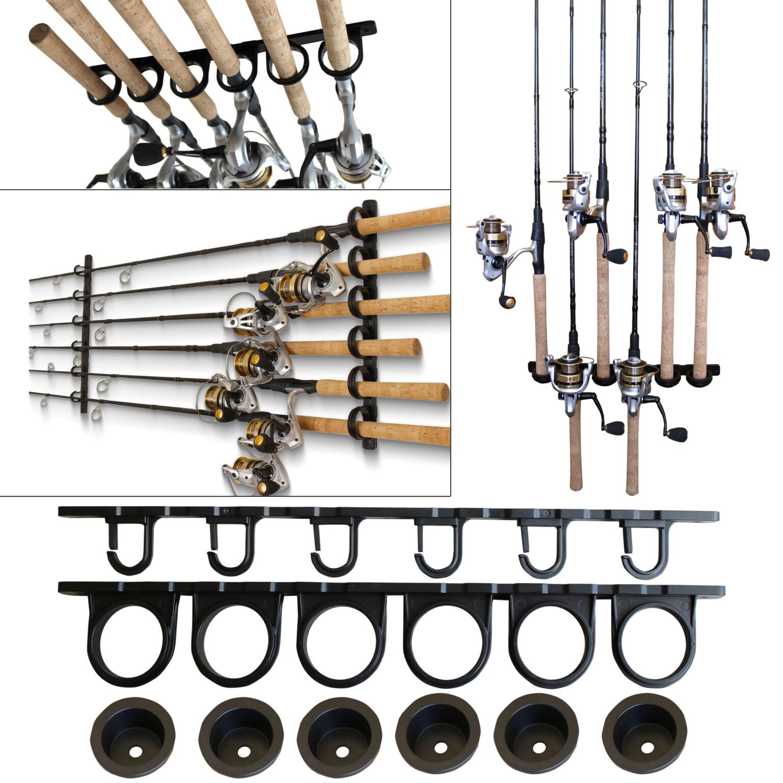 Favorite Rods Rod Rack Fishing Rod Holders & Racks (4-24 Rods) | Rush Creek
