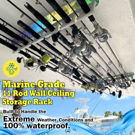ceiling fishing poles harbor freight Rod Holder Available in 23.5 and 36 lengths Fishing Rod Ceiling Racks for