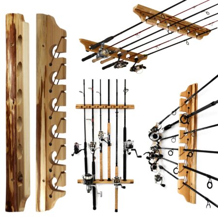 6-Rod Fishing Pole Storage Rack